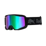 Lyžiarske okuliare RED BULL SPECT NEON 01GR3, black brown with green revo · záber 3