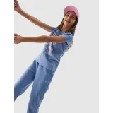 Dievčenská šiltovka 4F JUNIOR BASEBALL CAP-4FJWSS24ACABF246-56S-LIGHT PINK · záber 5