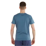 Pánske tričko s krátkym rukávom FUNDANGO Jaggy Pocket T-shirt-460-turkis · záber 2