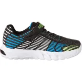 Chlapčenská rekreačná obuv SKECHERS S Lights Flex Glow Elite K black lime · záber 4