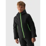 Chlapčenská lyžiarska bunda 4F JUNIOR TECHNICAL JACKET-JAW23TTJAM297-21S-BLACK · záber 2