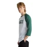 Pánske tričko s krátkym rukávom VANS CLASSIC RAGLAN-WHITE-BISTRO GREEN · záber 1