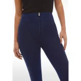 Dámske jeggings nohavice FREDDY WR.UP® skinny high waist push up jeggings in organic fabric-Blue · záber 3