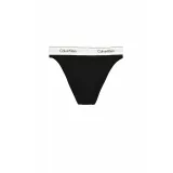 Dámske nohavičky CALVIN KLEIN HIGH LEG TANGA-Black · záber 2