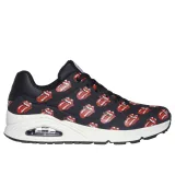 Dámska rekreačná obuv SKECHERS Uno Say It Loud black red · záber 2
