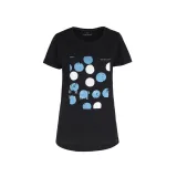 Dámske tričko s krátkym rukávom VOLCANO NETTA-700-BLACK · záber 2