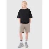 Chlapčenské teplákové kraťasy 4F JUNIOR SHORTS CAS M600-83S-BEIGE · záber 2