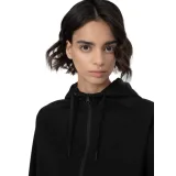 Dámska mikina so zipsom 4F SWEATSHIRT F536-20S-DEEP BLACK · záber 3
