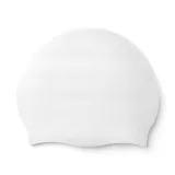 Plavecká čiapka NIKE SWIM SOLID SILICONE CAP WHITE-WHITE · záber 2