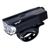 Svetlo na bicykel INFINI LAVA 500 Lite predné 6f čierne USB · záber 1