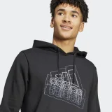 Pánska mikina s kapucňou ADIDAS M TECH BOS H-IW2636-Black · záber 4