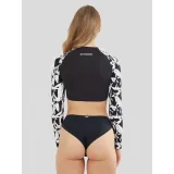 Dámske tričko na kúpanie FUNDANGO Amelia Surf Top-984-black diamond · záber 3