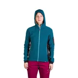 Dámska turistická mikina so zipsom NORTHFINDER DARLA-630inkblueblack · záber 3