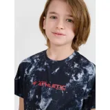 Chlapčenské tréningové tričko s krátkym rukávom 4F JUNIOR TSHIRT FNK M1210-91A-MULTICOLOUR 1 ALLOVER · záber 2