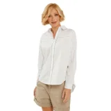 Dámska košeľa s dlhým rukávom VOLCANO LAUREL-100-WHITE · záber 1
