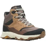 Pánske členkové zimné topánky MERRELL Speed Solo Mid WP earth · záber 1
