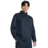 Pánska zateplená tréningová mikina s 1 2 zipsom UNDER ARMOUR UA Armour Fleece 1 4 Zip-BLK · záber 1