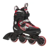 Chlapčenské kolieskové korčule FILA SKATES J-One Jr black red · záber 2
