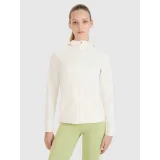 Dámska tréningová mikina so zipsom 4F SWEATSHIRT FNK F467-11S-OFF WHITE · záber 2