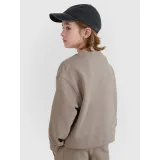 Chlapčenská mikina 4F JUNIOR SWEATSHIRT-JWSS25TSWSM1713-83S-BEIGE · záber 3