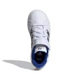 Chlapčenská rekreačná obuv ADIDAS Marvel Spider-Man Grand Court white core black royal blue · záber 5