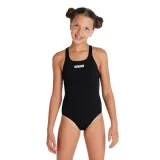 Dievčenské plavecké jednodielne plavky ARENA GIRLS TEAM SWIMSUIT SWIM PRO SOLID · záber 2