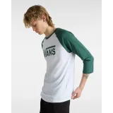 Pánske tričko s krátkym rukávom VANS CLASSIC RAGLAN-WHITE-BISTRO GREEN · záber 2