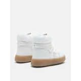 Dievčenské členkové zimné topánky MOON BOOT JTRACK LOW NYLON WP, 002 white · záber 4
