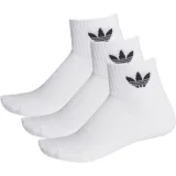 Ponožky ADIDAS ORIGINALS 3 PACK - MID ANKLE SCK-WHIT · záber 1