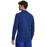 Pánske kompresné tričko s dlhým rukávom UNDER ARMOUR UA CG Armour Twist Mock-BLU · záber 2