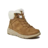 Dámske členkové zimné topánky SKECHERS On The-Go Glacial Ultra Cozyly chestnut · záber 1