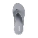 Dámske žabky (plážová obuv) SKECHERS On The Go 600 Sunny W grey white · záber 4