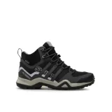 Dámska členková turistická obuv ADIDAS Terrex Swift R2 Mid GTX Ws core black solid grey purple tint · záber 1