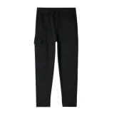 Chlapčenské zateplené tepláky 4F JUNIOR TROUSERS-JWAW24TTROM760-20S-DEEP BLACK · záber 5