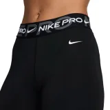 Dámske legíny NIKE PRO W NP DF MR 7 8 TIGHT TT-010 BLACK IRON GREY WHITE WHITE · záber 3