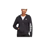 Dámska mikina so zipsom ADIDAS W LIN FT FZ HD-IC6863-Black · záber 2