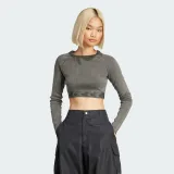 Dámske tričko s dlhým rukávom ADIDAS ORIGINALS RIB LS TOP-JD0014-Black · záber 2