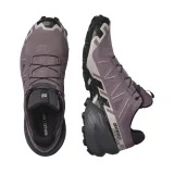 Dámska bežecká trailová obuv SALOMON Speedcross 6 moonscape black ashes of roses · záber 4