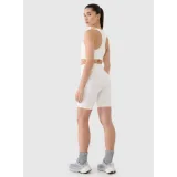 Dámske tréningové kraťasy 4F SHORT TIGHTS FNK F019-11S-OFF WHITE · záber 4