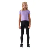 Dievčenské legíny 4F JUNIOR TIGHTS-JWAW24TTIGF172-21S-BLACK · záber 1