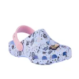 Dievčenské kroksy (rekreačná obuv) COQUI Little Frog + Amulet candy blue baby pink · záber 1