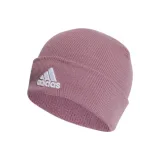 Dámska zimná čiapka ADIDAS LOGO BEANIE CUF WONORC WHITE · záber 1