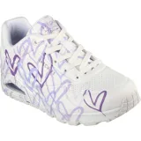 Dámska rekreačná obuv SKECHERS Uno Spread The Love W white multi purple · záber 1