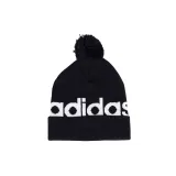 Dámska zimná čiapka ADIDAS POMPOM BEANIE BLACK WHITE · záber 3