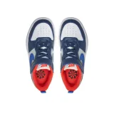 Chlapčenská rekreačná obuv NIKE Court Borough Low Recraft midnight navy hyper royal orange · záber 3