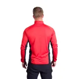 Pánska turistická mikina so zipsom NORTHFINDER PRIMO-361redblack · záber 3