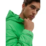 Pánska turistická bunda 4F DOWN JACKET-AW23TDJAM245-42S-LIGHT GREEN · záber 4