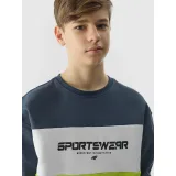 Chlapčenská mikina 4F JUNIOR SWEATSHIRT-4FJWSS24TSWSM0923-72N-LEMON NEON · záber 4
