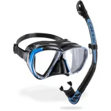 Potápačský šnorchlovací set CRESSI BIG EYES EVOLUTION+ALPHA UD COMBO BLACK BLUE · záber 1