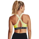 Dámska tréningová športová podprsenka UNDER ARMOUR UA Crossback Mid Bra-YLW · záber 2